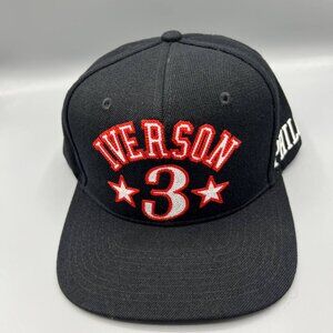 Philadelphia 76ers‎ Allen Iverson 3 Hat Men Roots of Fight Snap Back Cap New